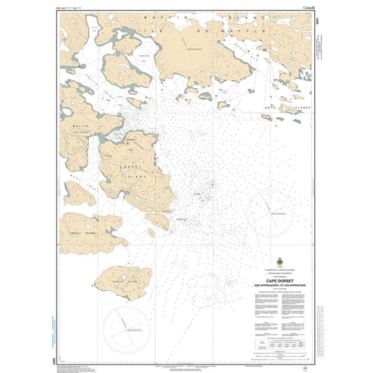 Paradise Clay CAN5451 CHS Chart Cape Dorset and Approaches