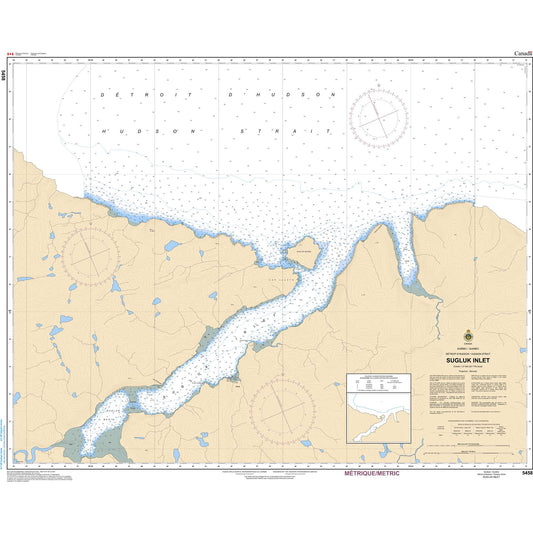 Paradise Clay CAN5458 CHS Chart Sugluk Inlet