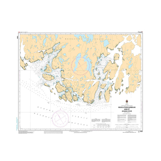 Paradise Clay CAN5459 CHS Chart Resolution Harbour and/et Acadia Cove