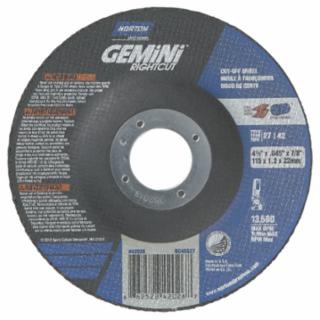 NORTON 66252842026 4-1/2"X.045"X7/8" Type27Depressed Center Wheel (25 EA)