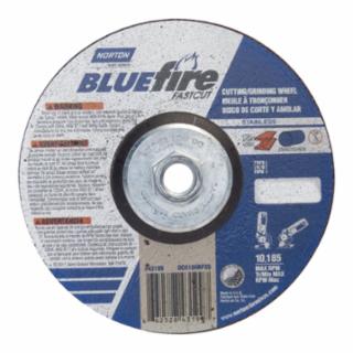 NORTON 66252843199 T27-6"X1/8"X5/8-11 Nor Blu F Fc (10 EA)