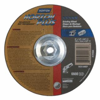 NORTON 66253021634 9"X1/4"X5/8-11 Type 27 Norzon Plus Wheel (10 EA)