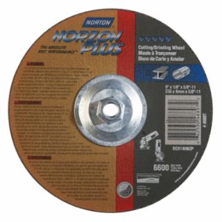 NORTON 66253048897 9"X1/8"X5/8-11 Taf Longlife Notcher-Nor