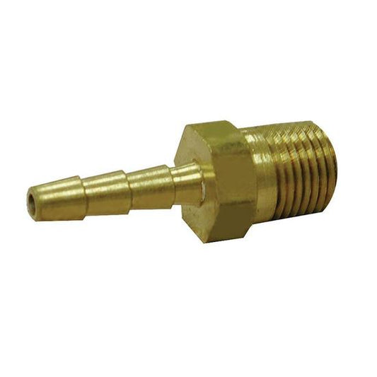 Jones Stephens G25048 1/4" x 1/2" Brass Hose Barb x MIP Adapter