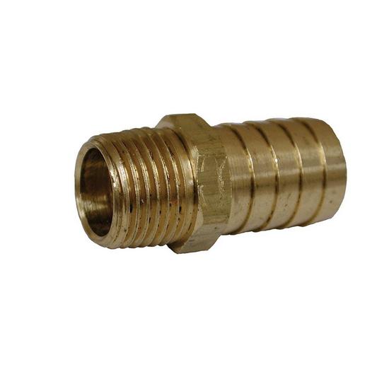 Jones Stephens G25101 5/8" x 3/4" Brass Hose Barb x MIP Adapter