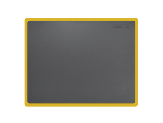 Smart Step 54SSGRYY Supreme Premium Performance Anti-Fatigue Mat, 5' x 4' x 3/4", Gray w/ Yellow Border