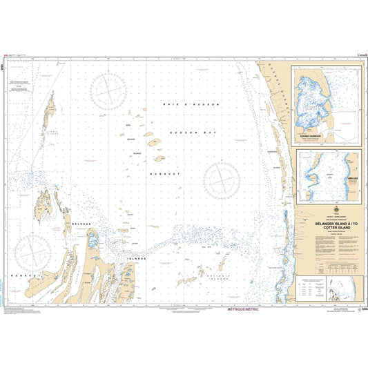 Paradise Clay CAN5505 CHS Chart Bélanger Island /to Cotter Island
