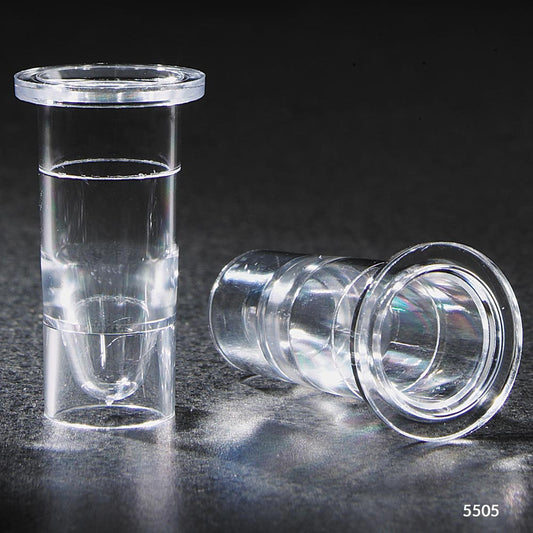 Globe Scientific 5505 Sample Cup Nesting PS 2mL (for 16mm tubes)
