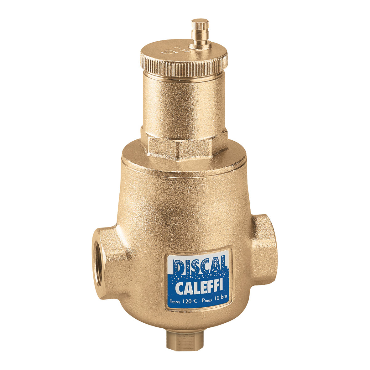 Caleffi 551005AC DISCAL® Air Separator 3/4" NPT w/ Expansion Tank Check