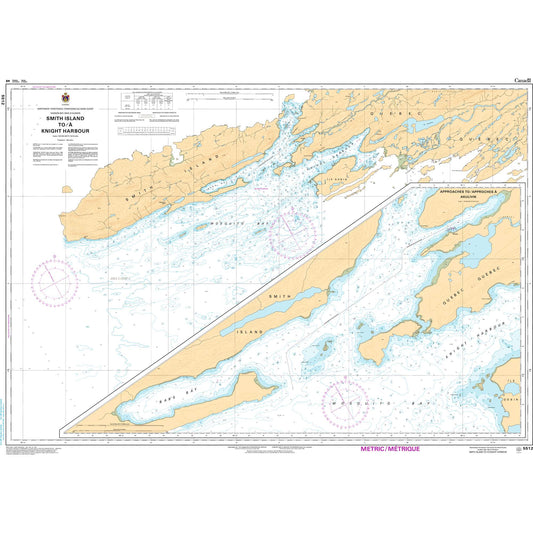 Paradise Clay CAN5512 CHS Chart Smith Island to/ Knight Harbour