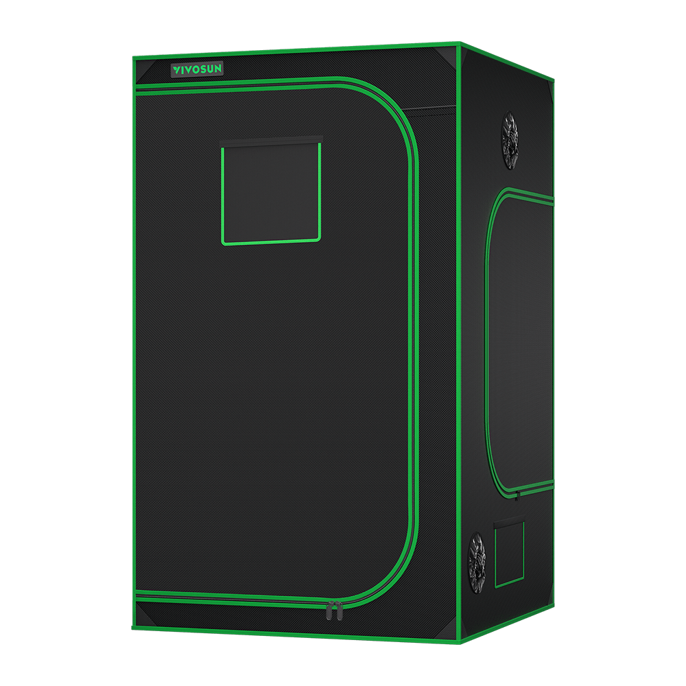Vivosun Grow Tent 4x4 S448, 4-8 Plants Use, 600D Light-proof Oxford, 48' x 48' x 80', For Indoor Plants Growing