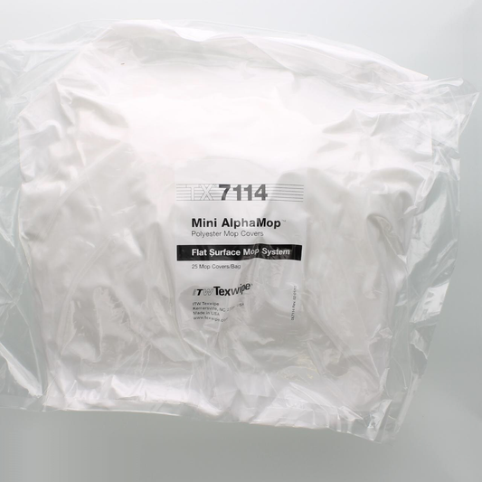 SOS Cleanroom Texwipe TX7114 Mini AlphaMop Polyester Cleanroom Replacement Mop Covers (Refills) (Case Qty.) - Case