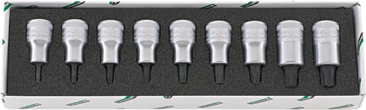 Stahlwille 96031004 54TX/9 Set Of Torx® Screwdriver Sockets