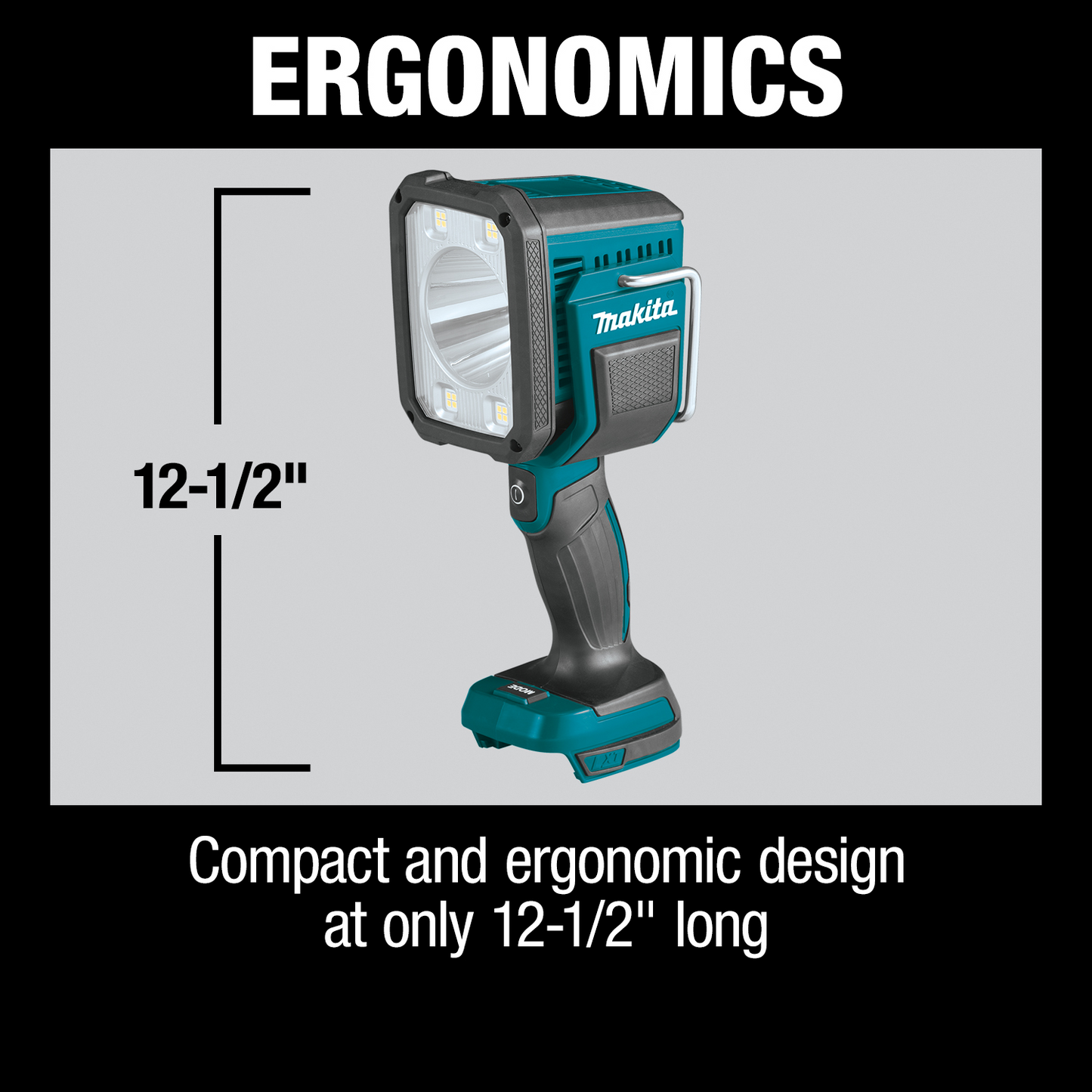 Makita DML812 18V LXT® Lithium‘Ion Cordless L.E.D. Flashlight / Spotlight, Light Only