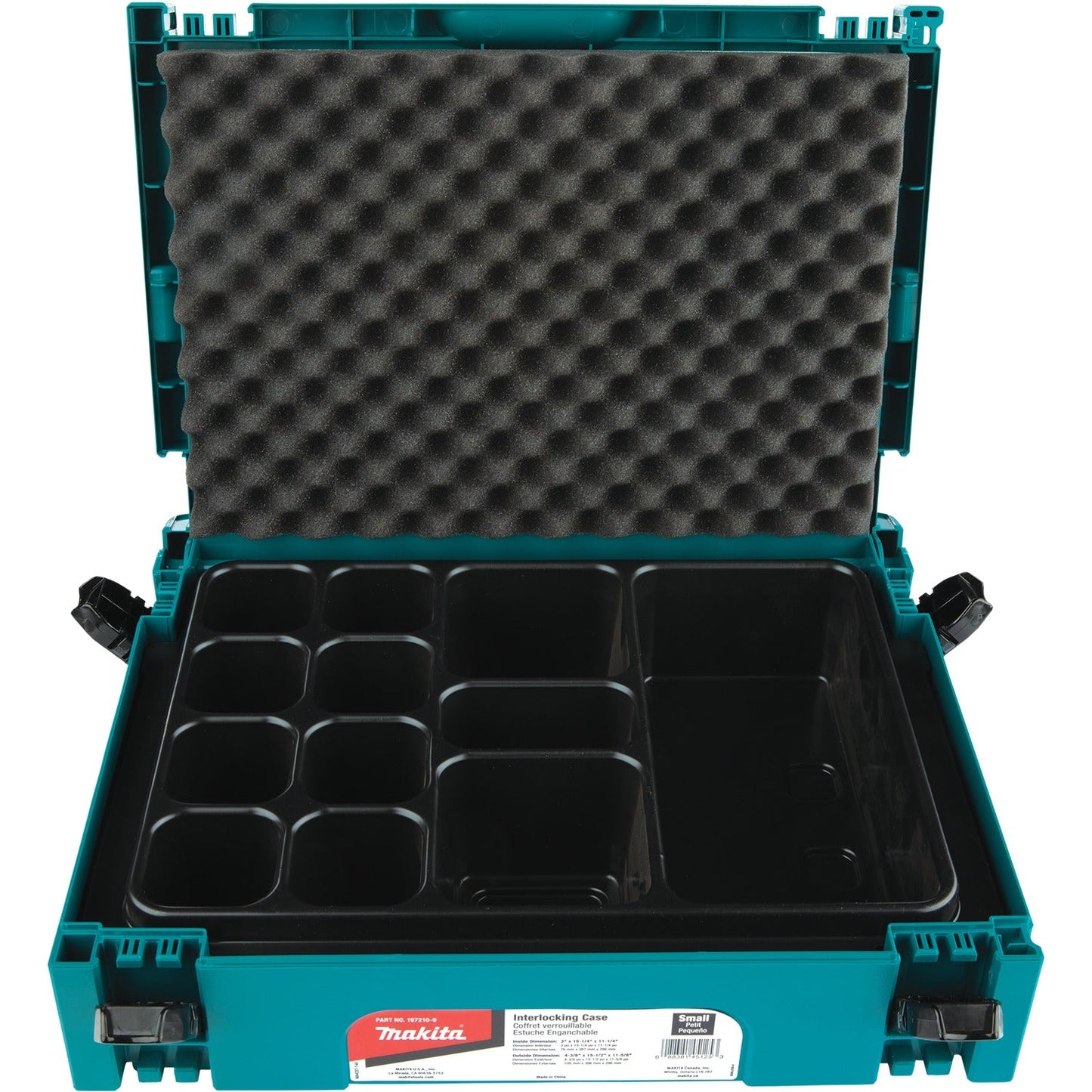 Makita P-83674 MAKPAC Interlocking Case Universal Insert Tray with Foam Lid