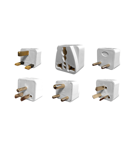 GoGreen Power TR19165-5 Global Universal Foreign Adapter Plug Set, 5 Plugs