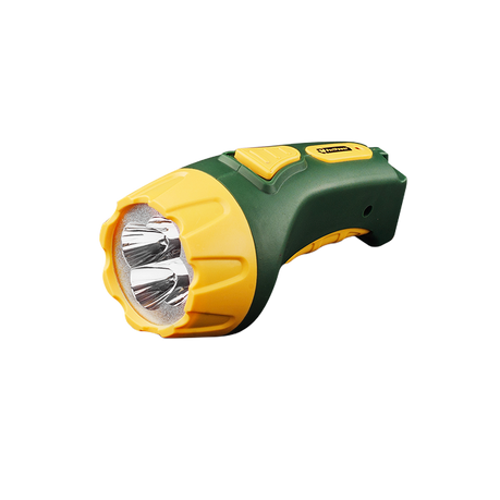 GoGreen Power GG-113-04RC 4 LED Rechargeable Flashlight, Green/Yellow