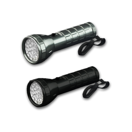 GoGreen Power GG-113-24SV 28 LED Flashlight w/ 3 AAA Batteries Included, Silver