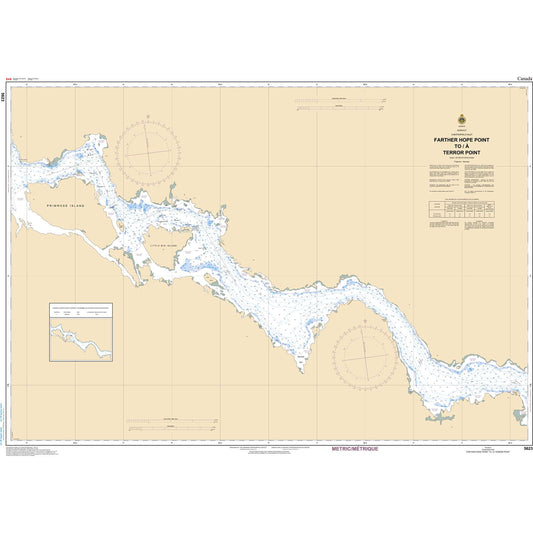 Paradise Clay CAN5623 CHS Chart Farther Hope Point to/ Terror Point