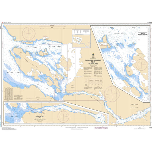 Paradise Clay CAN5625 CHS Schooner Harbour to/ Baker Lake