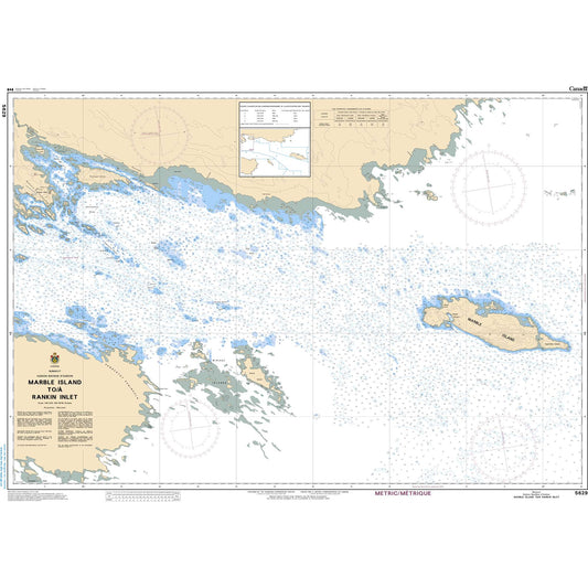 Paradise Clay CAN5629 CHS Chart Marble Island to/ Rankin Inlet