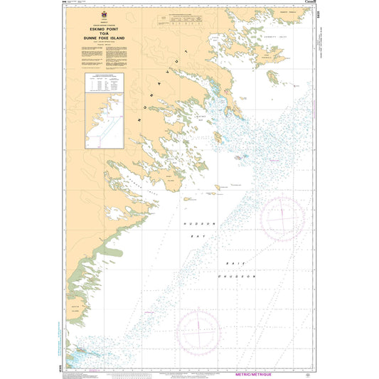 Paradise Clay CAN5631 CHS Chart Eskimo Point to Dunne Foxe Island
