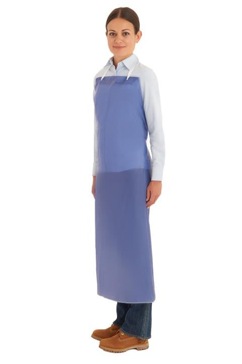 SOS Cleanroom ?950003? Ansell 56-001 AlphaTec 7-8 mil PVC Apron (72/Case)