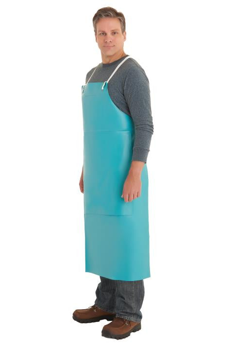 SOS Cleanroom ?950104? Ansell 56-102 AlphaTec 18 mil PVC Apron w/ Stomach Patch (12/Case)