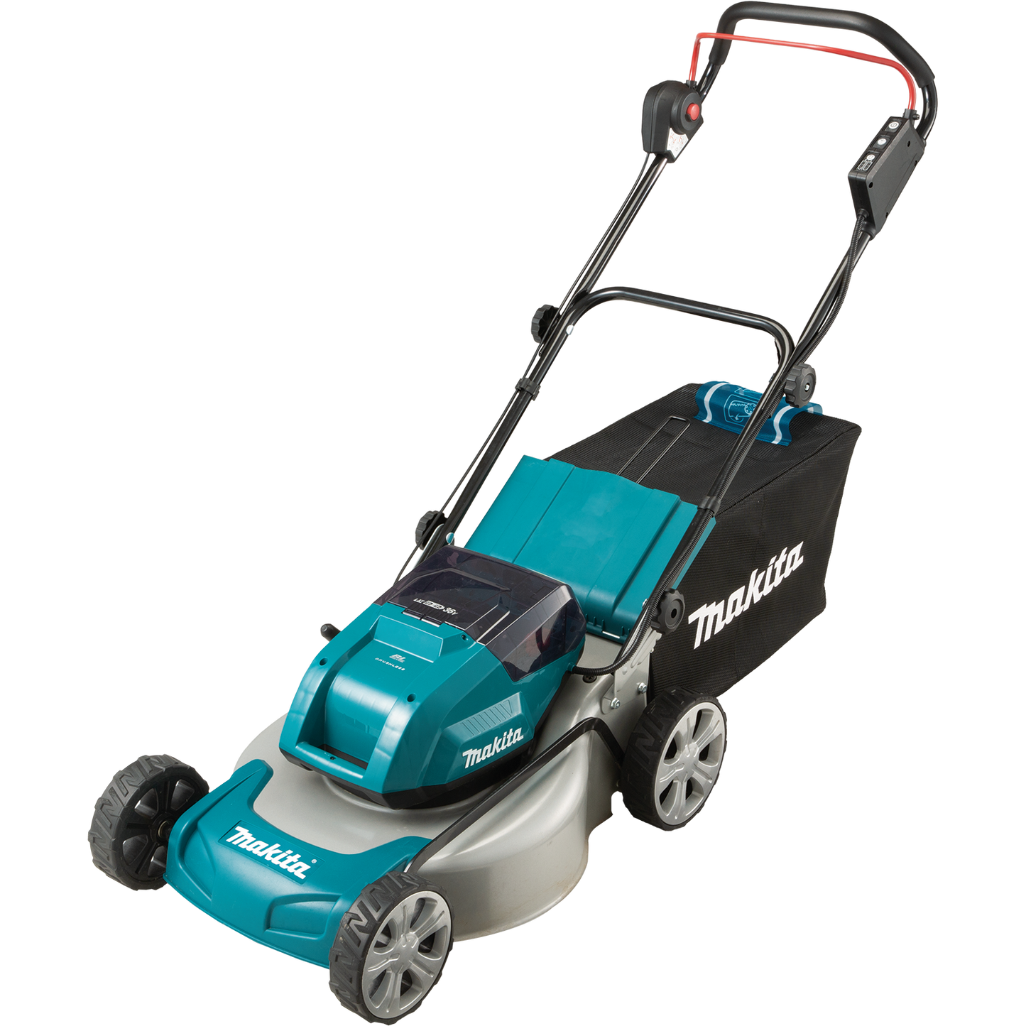 Makita XML03CM1 36V (18V X2) LXT® Brushless 18" Lawn Mower Kit with 4 Batteries (4.0Ah)