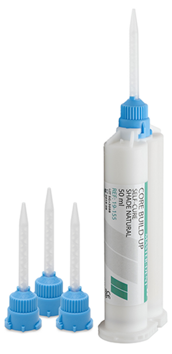 Dentonics Inc 19-155 Automix Core Build-Up Material Shade Natural 1 X 50Ml Cartridge W/ Tips