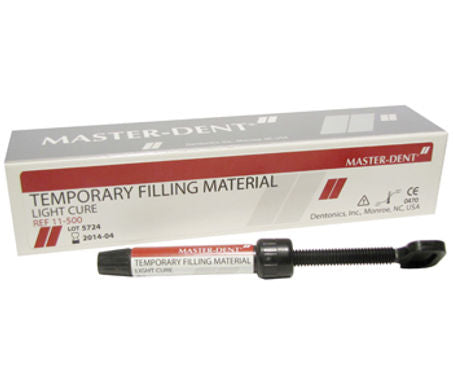 Dentonics Inc 11-500 Light Cure Temporary Filling Material 4G Syringe