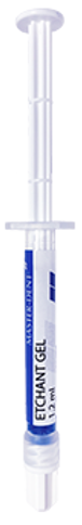 Dentonics Inc 18-120 Blue Gel Etch 12G Iuer Lock Syringe W/ 10 Blue Iuer Lock Needle Tips & Black Luer Lock Needle Tips