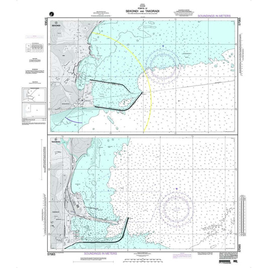 Paradise Clay NGA_57065 NGA Chart Ports Of Sekondi and Takoradi