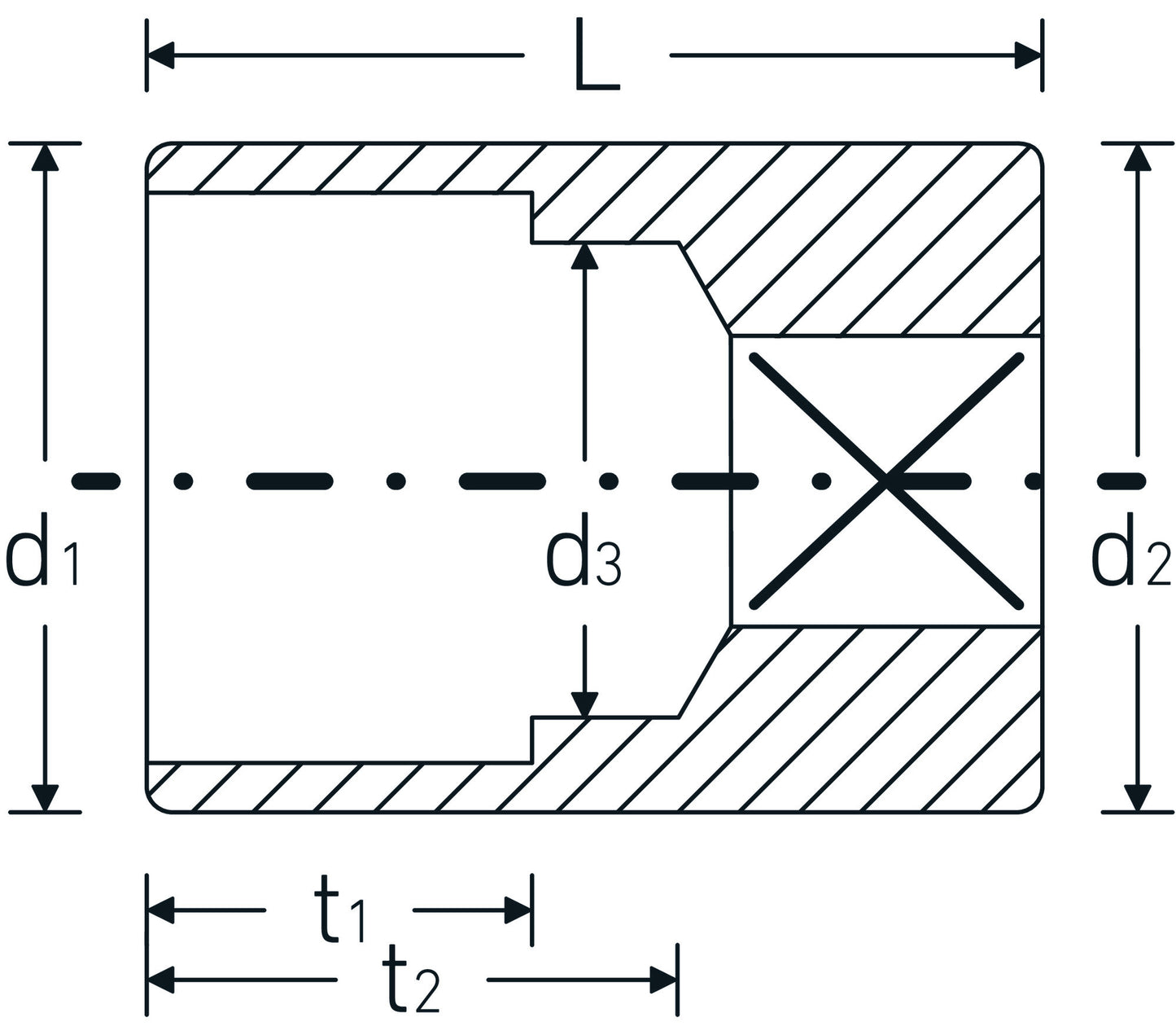 Stahlwille 1030008 40 D 8 Sockets