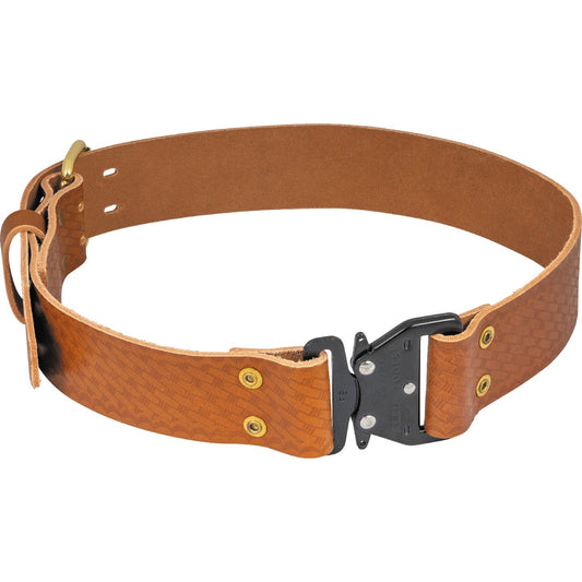 Klein Tools 5826XL Quick Release Leather Belt, Extra Large