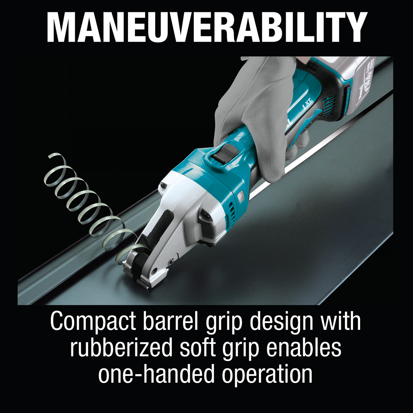 Makita XSJ02Z 18V LXT® Lithium‘Ion Cordless 16 Gauge Compact Straight Shear, Tool Only