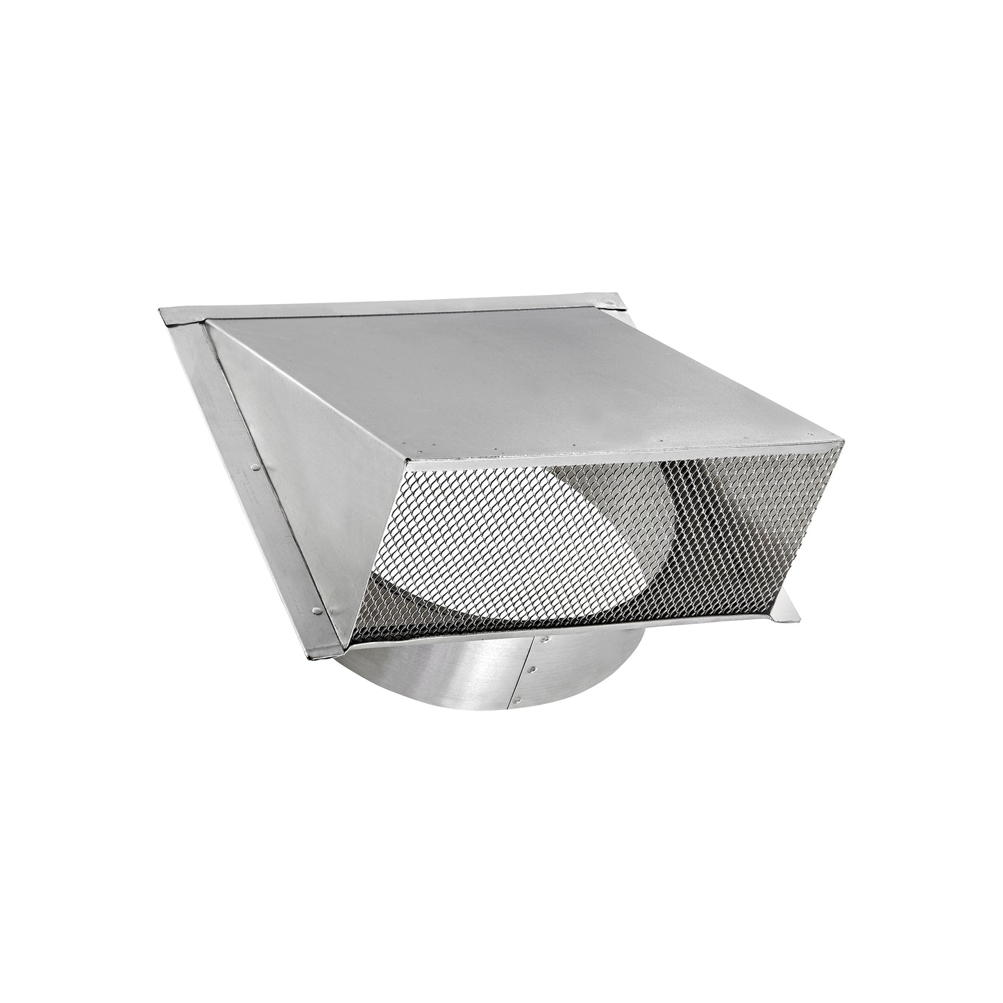 Lambro 587NDS 10 Inch Aluminum Fresh Air Wall Intake Vent – Screen (No Damper)