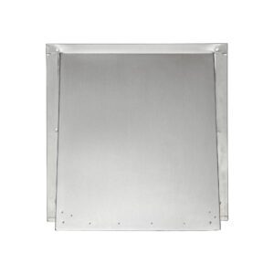 Lambro 587NDS 10 Inch Aluminum Fresh Air Wall Intake Vent – Screen (No Damper)