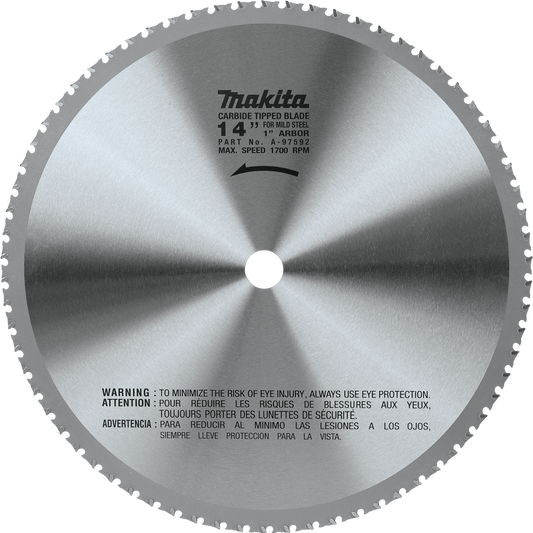 Makita A-97592 14" (70T) Carbide‘Tipped Metal Cutting Blade, Ferrous Metal