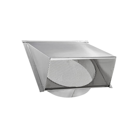 Lambro 588NDS 12 Inch Aluminum Fresh Air Wall Intake Vent – Screen (No Damper)