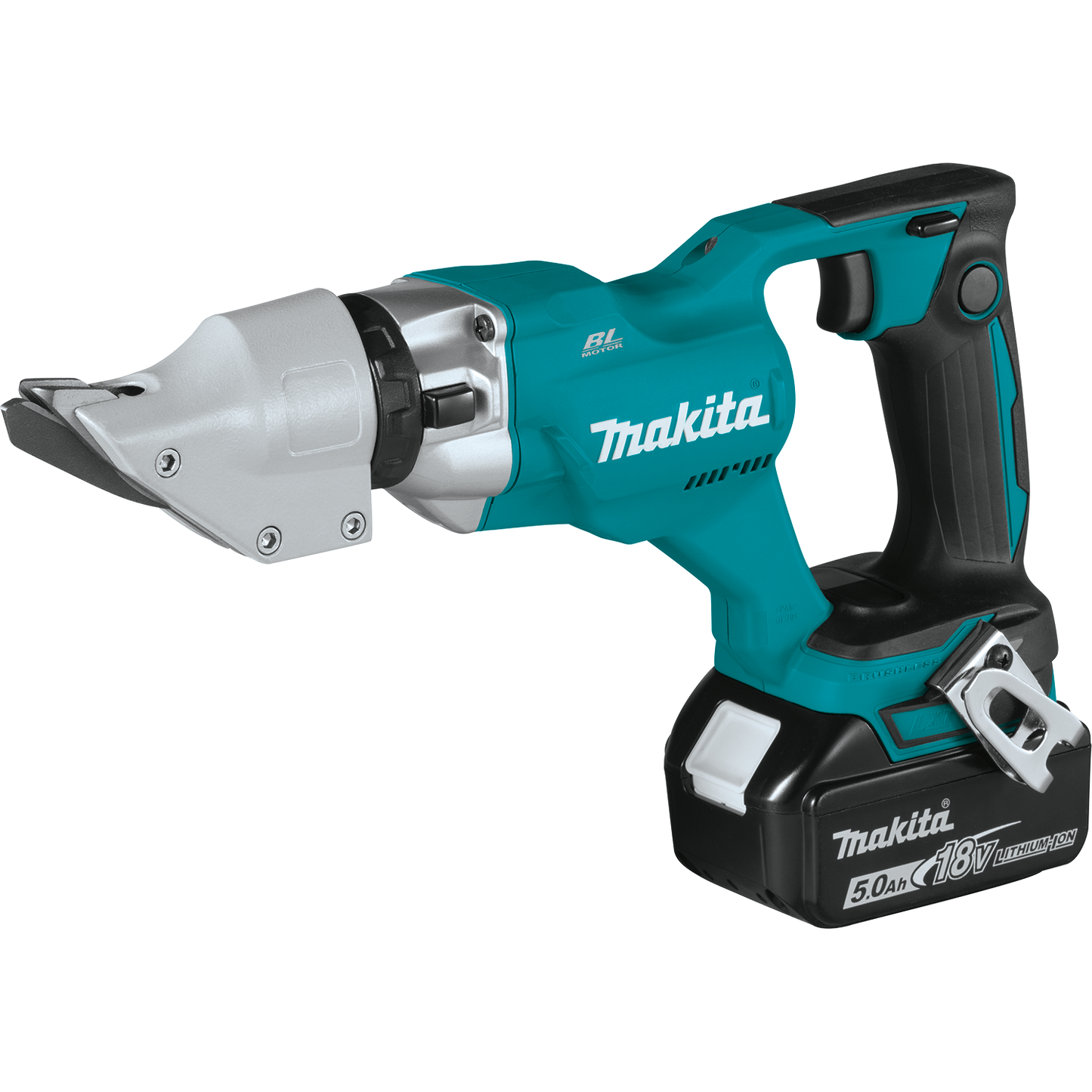 Makita XSJ03T 18V LXT® Lithium‘Ion Brushless Cordless 14 Gauge Straight Shear Kit (5.0Ah)