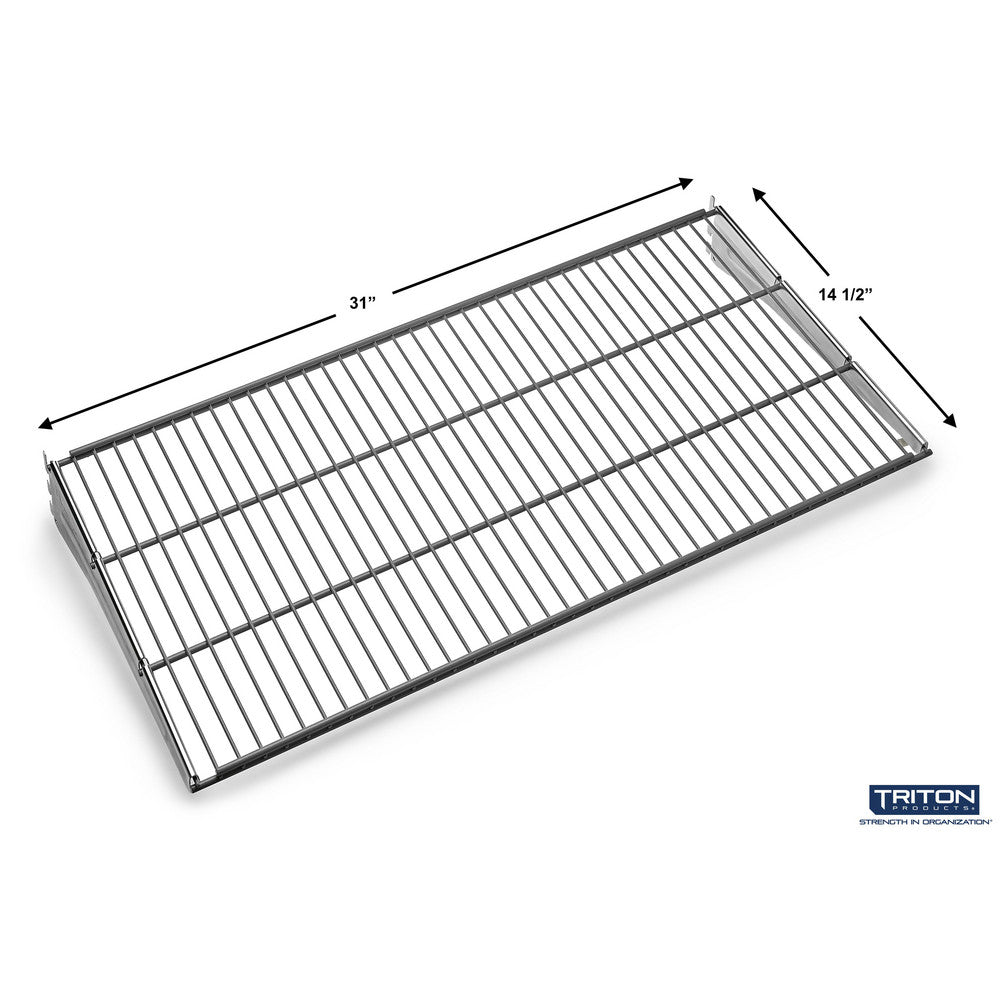 Triton Products 1720 31" W x 5/8" H x 14-1/4" D Wire Shelf