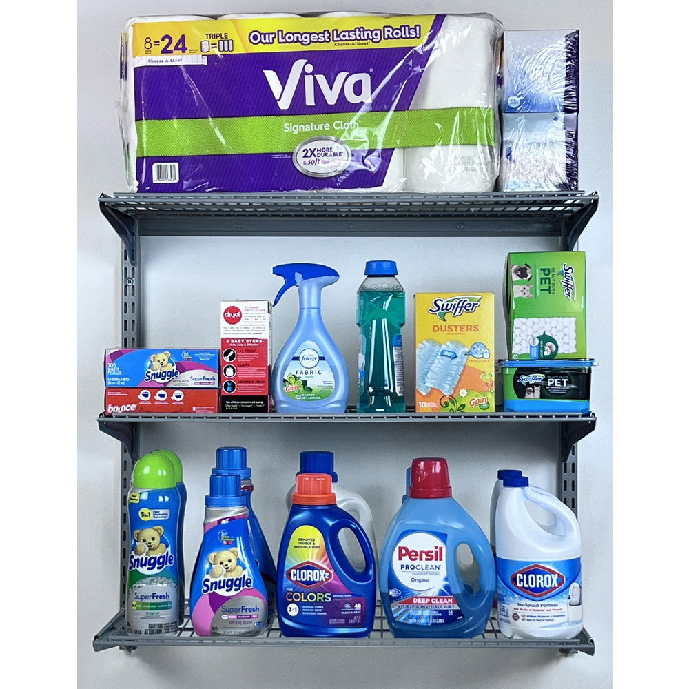 Triton Products 1795 33" W x 31.5" H 3-Shelf Wall Mount Unit