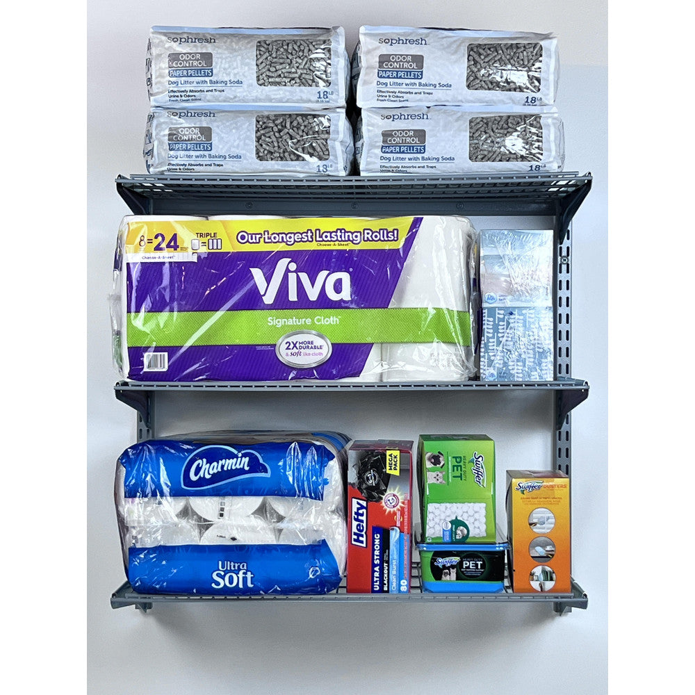 Triton Products 1795 33" W x 31.5" H 3-Shelf Wall Mount Unit