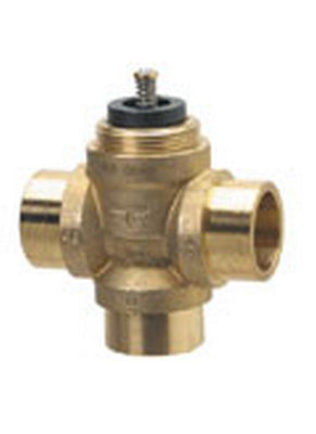 Siemens 599-00532 599 SERIES ZONE VALVE, 3/4", 3W, 4.1CV, LINEAR, ANSI 125, 1/10" STROKE, SWT
