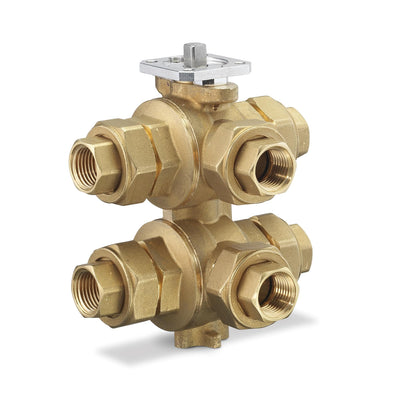 Siemens 599-10600-1.2-1.9 6W BALL VALVE 1/2", A=1.2CV, B=1.9CV, 58PSI CLOSE-OFF, FEMALE NPT