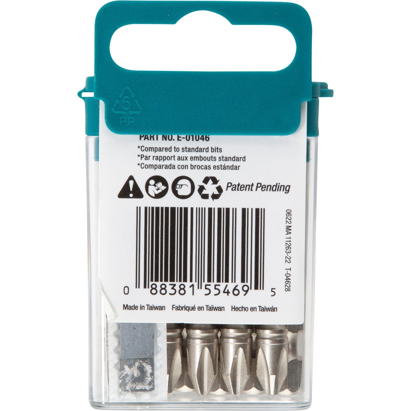 Makita E-01046 Impact XPS® #2 Phillips 2" Power Bit, 15/pk