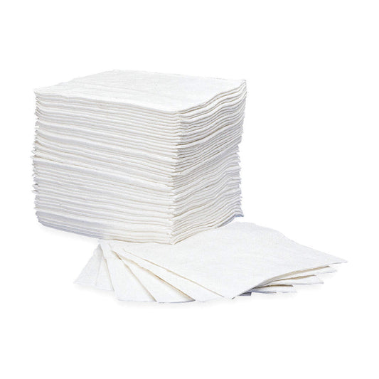 Oil Dri L90853 30" x 40" White Heavy Weight Oil-Only Sorbent Pad