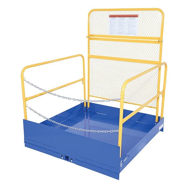 Vestil FTLP-5454-HR Fork Truck Loading Platform W/ Handrail