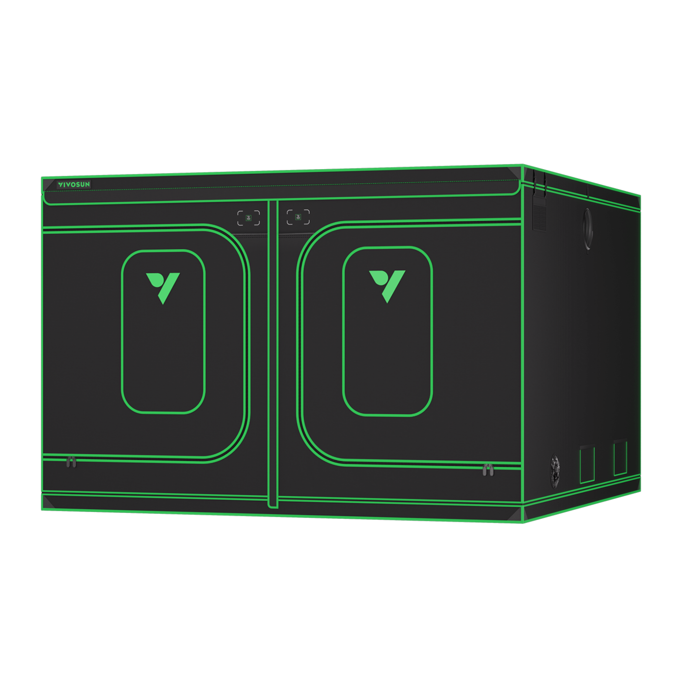 Vivosun Grow Tent Pro 10x10 P108, 24-32 Plants Use, Large Front Window, 120' x 120' x 80', For Indoor Plants Growing